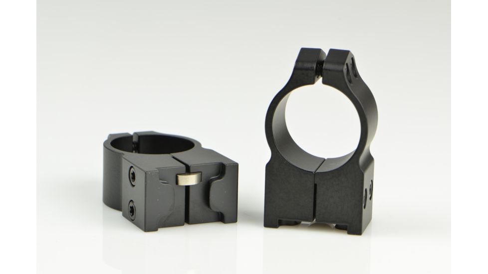 Warne Maxima Steel Rings, 1in, Ruger M77 &amp; Hawkeye Grooved Receiver, PA, High - Matte 2R7M