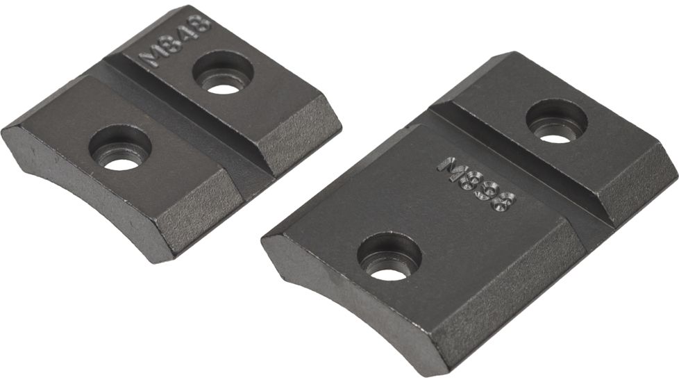 Warne 2 Pc Steel Mounting Base, Cooper 16/22/50/52 - Matte M898/848M