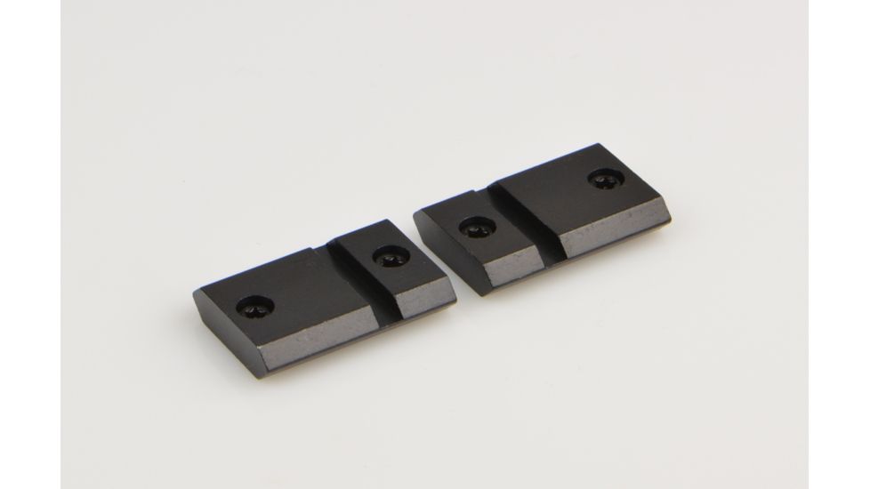 Warne 2 Pc Steel Mounting Base, Tikka Flat Tops - Matte, M932932M