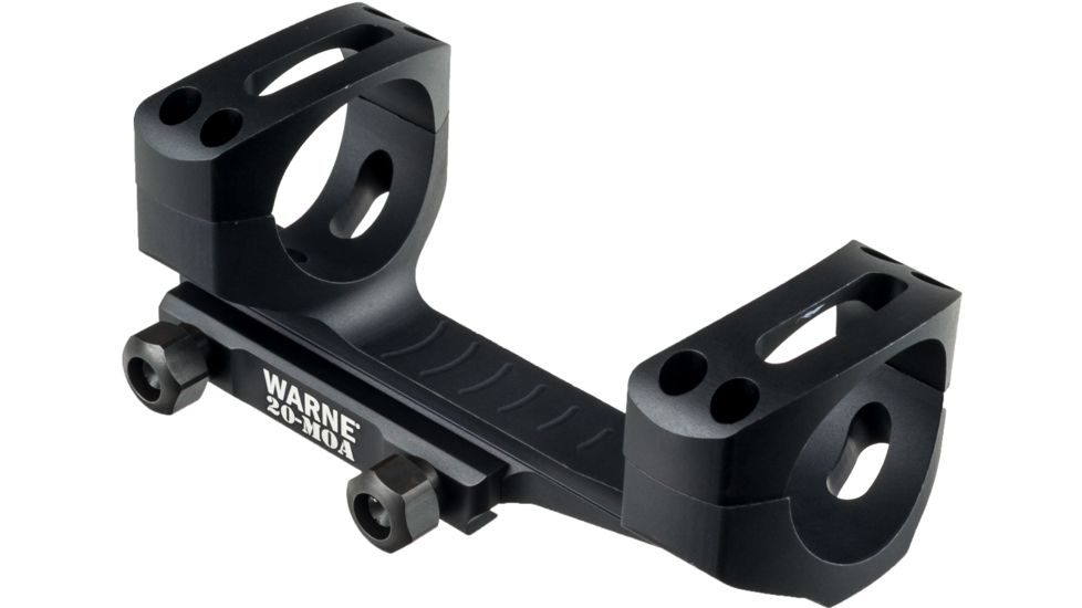 Warne Extended Skeletonized 34mm MSR Mount,20MOA, Black, LRSKEL34TW