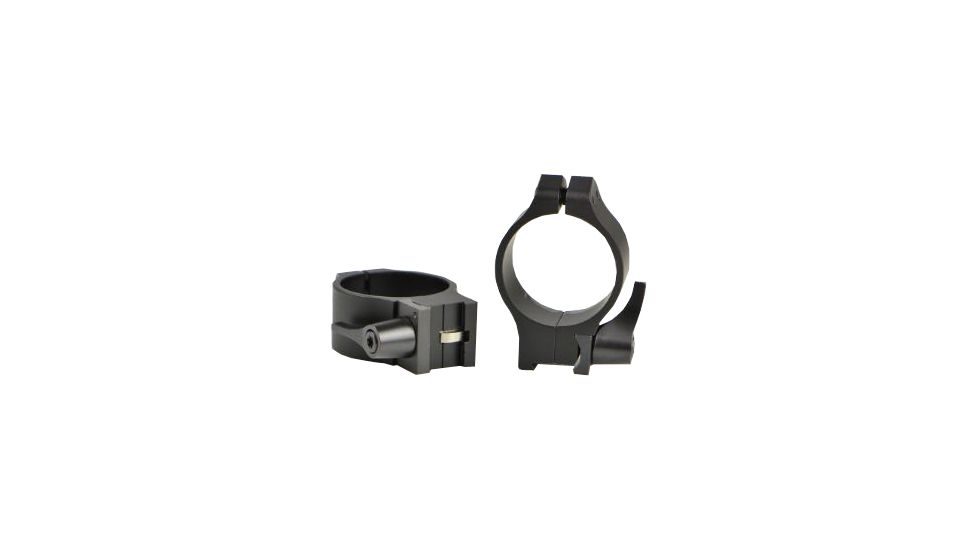 Warne Maxima Steel Rings, 30mm, Rimfire 3/8in or 11mm Dovetail, QD, Medium - Matte 314LM