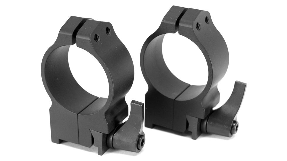 Warne Maxima Steel Rings, 30mm, Ruger #1, MINI 14-30 Grooved Receiver, QD, High - Matte 15RLM
