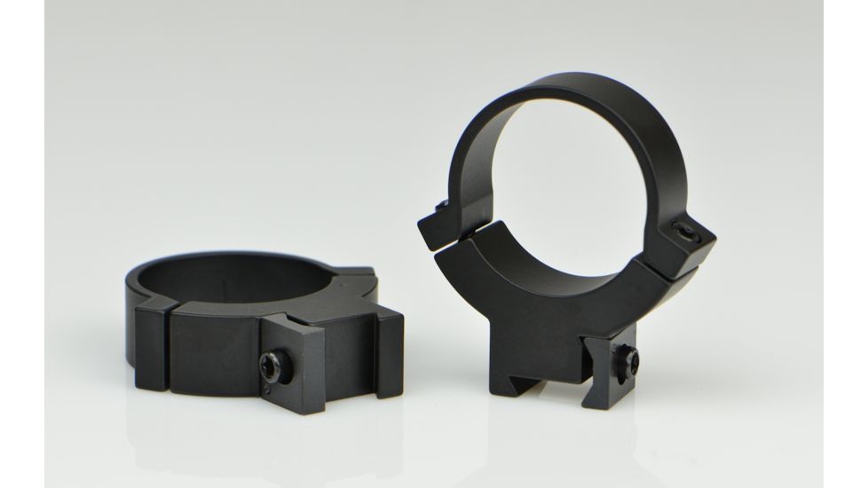 Warne Maxima Steel Rings, 30mm, Rimfire 3/8in or 11mm Dovetail, High - Matte 732M