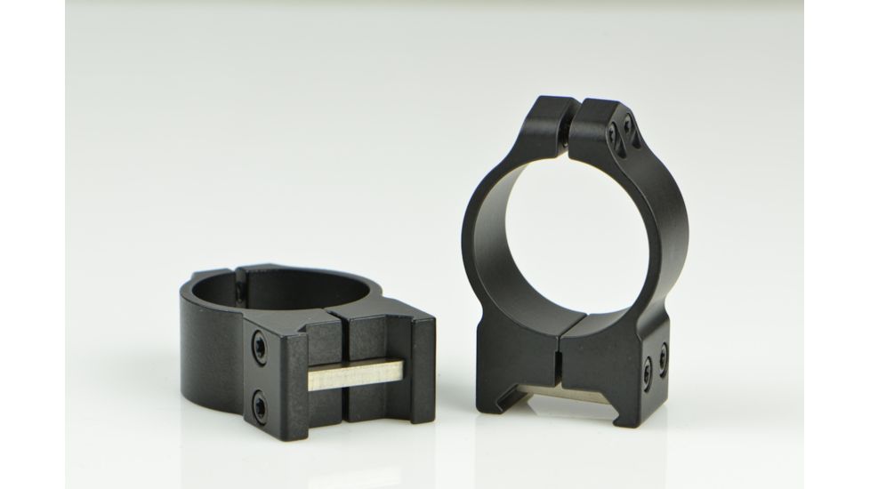 Warne Maxima Steel Rings, 30mm, Weaver/Picatinny, PA, Medium - Matte 214M