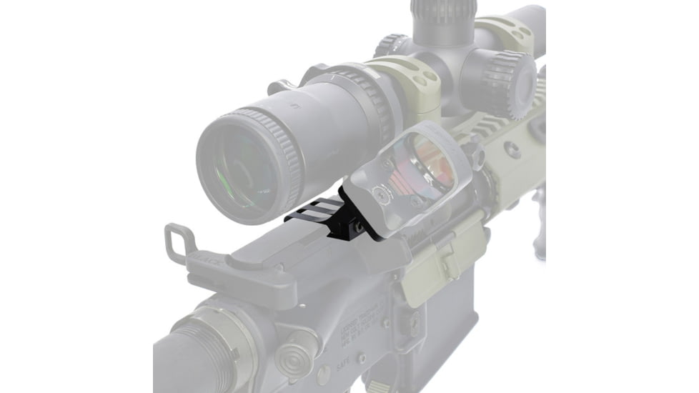 Warne 6110MR Red Dot Riser, 45 Degree Offset, Right Hand, 6110MR