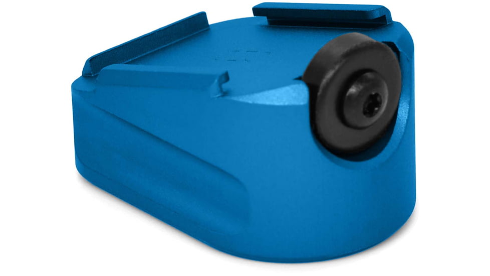 Warne CZ 75 Extended Magazine Base Pad, 9mm, 0-Round, Blue, 3002-0RD