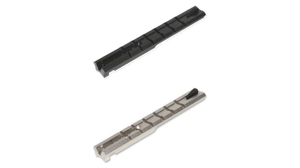 Warne Matte Scope Base For Smith &amp; Wesson X Frame, Black, Silver