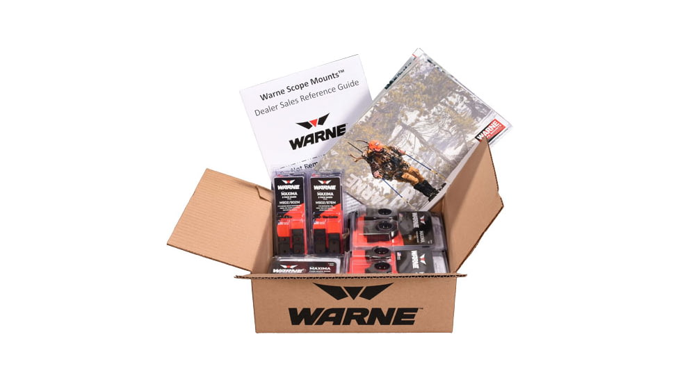 Warne Maxima Horizontal Stckng Dealer Pack W/30 Warne Mounts