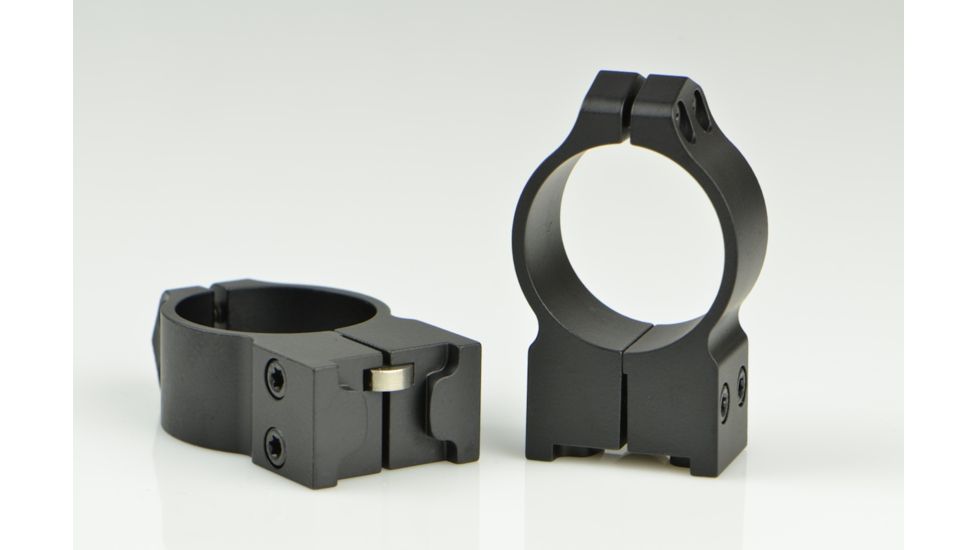 Warne Maxima Steel Rings, 30mm, Ruger #1, MINI 14-30 Grooved Receiver, PA, High - Matte 15RM