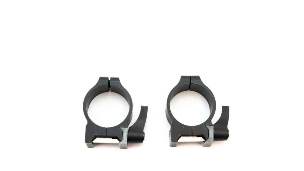 Warne Maxima Steel Rings, 30mm, Weaver/Picatinny, QD, Low - Matte 213LM