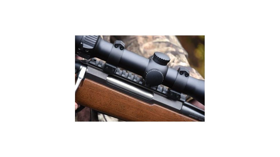 Warne Maxima Tikka T3 1 Piece Tactical Rail Mount,20MOA,Matte M6T3-20MOA