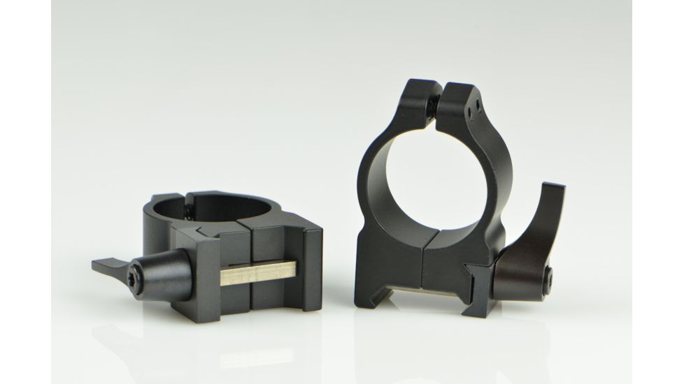 Warne Maxima Steel Rings, 1in, Weaver/Picatinny, QD, Medium - Matte 201LM