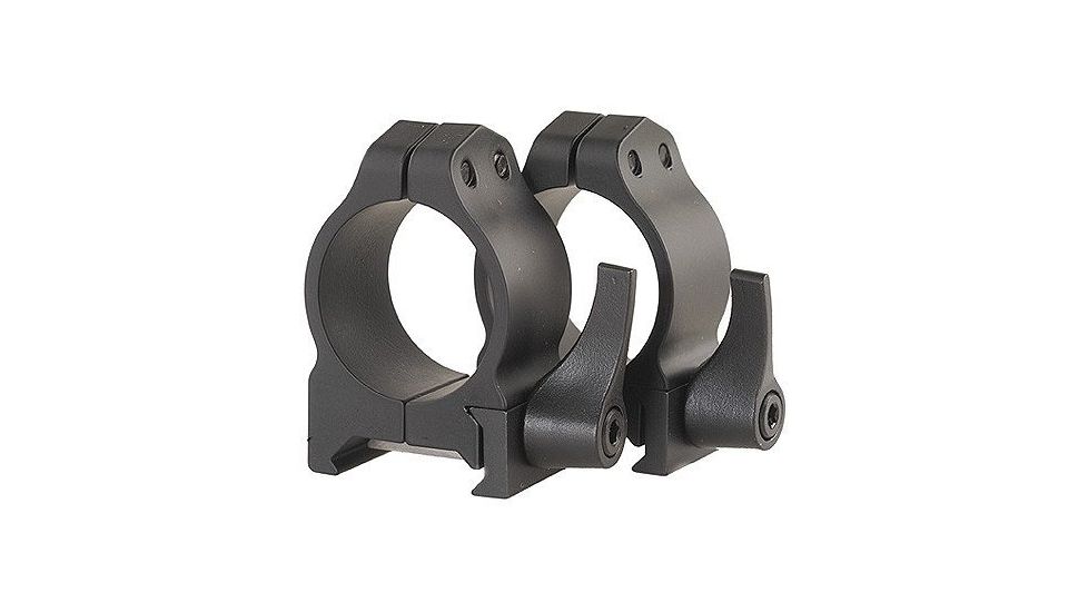 Warne Maxima Steel Rings, 1in, Weaver/Picatinny, QD, Medium - Matte 201LM