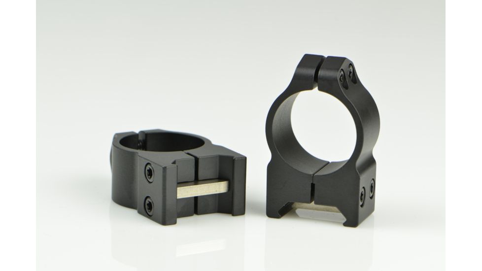 Warne Maxima Steel Rings, 1in, Weaver/Picatinny, PA, Medium - Matte 201M