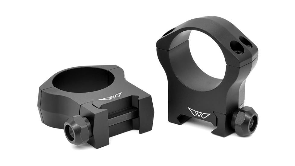 Warne Mountain Tech Scope Rings, High, 30mm, Black, Medium, 230-00048-04