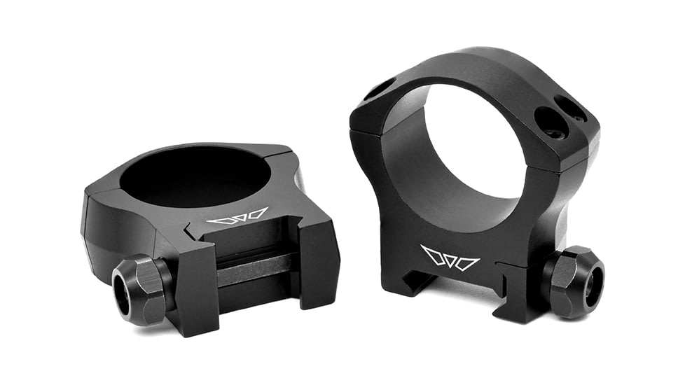 Warne Mountain Tech Scope Rings, Medium, 30mm, Black, Medium, 230-00048-03