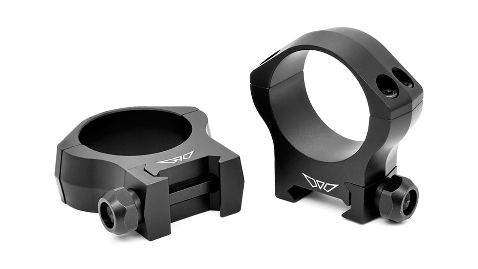 Warne Mountain Tech Scope Rings, Medium, 34mm, Black, Medium, 230-00048-05