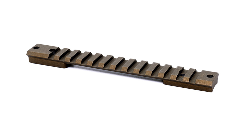 Warne Mountain Tech Tactical Rail for Remington, Long Action, 20MOA, Burnt Bronze, 7674BB-20MOA