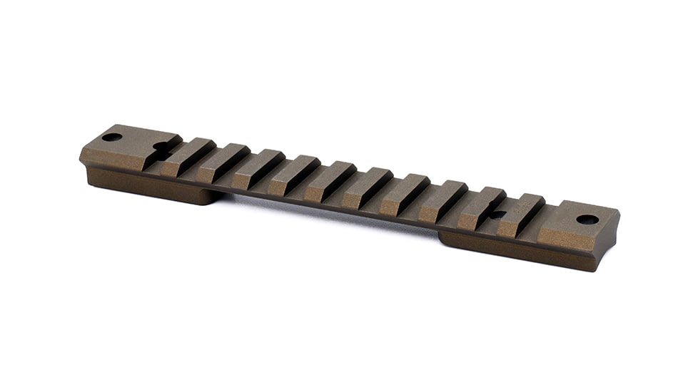 Warne Mountain Tech Tactical Rail for Remington, Short Action, 20MOA, Burnt Bronze, 7673BB-20MOA