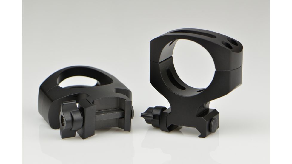Warne MSR Flat Top Quick Detach 2 Piece 34mm Rings,Matte A424LM