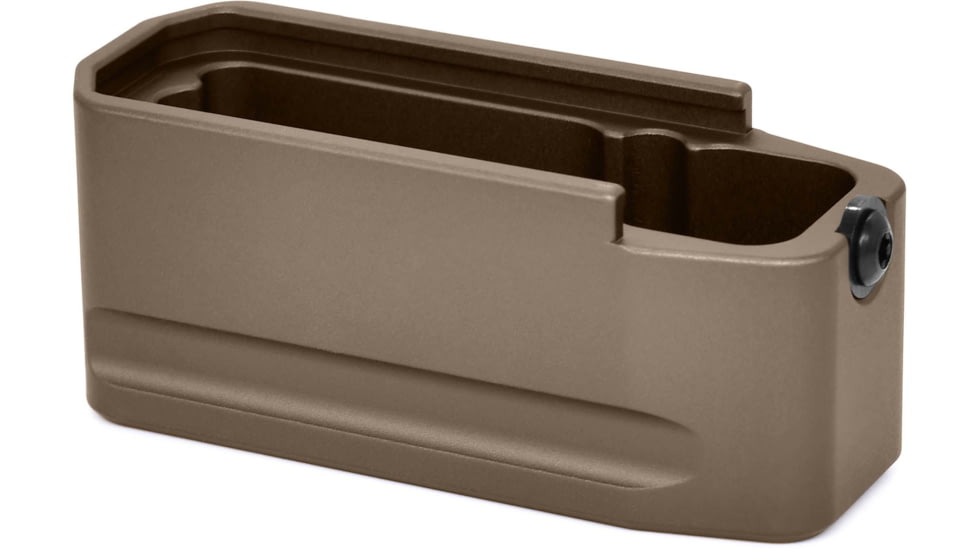 Warne P-Mag 762 Extended Magazine Base Pad, 5-Round, Dark Eath, 5008-5RD