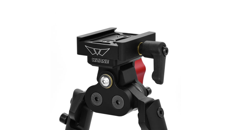 Warne Pro Bipod - Arca Mount, Lite Legs, Matte Black, 7922M