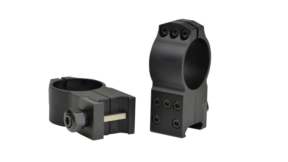 Warne Tactical Rings, 30mm, Weaver/Picatinny Base, Ultra High - Matte 617M