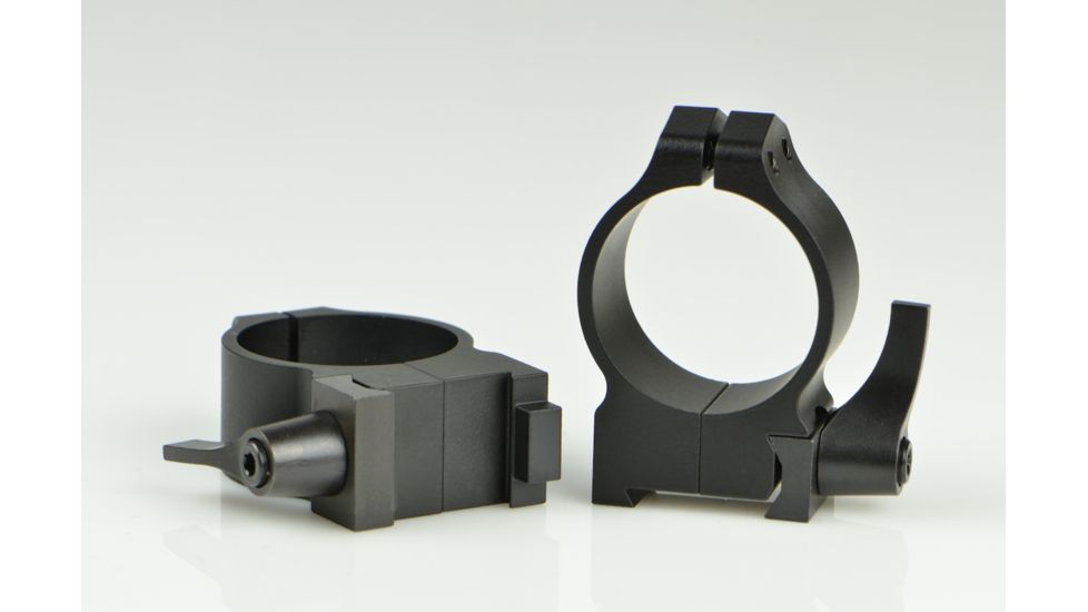 Warne Maxima Steel Rings, 30mm, CZ 550 19mm Grooved Receiver, QD, Medium - Matte 14BLM