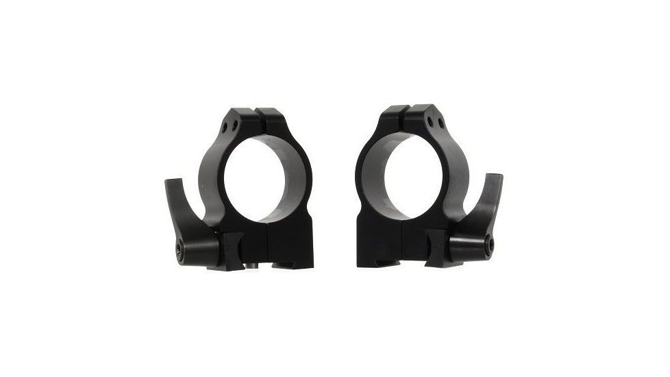 Warne Maxima Steel Rings, 30mm, CZ 550 19mm Grooved Receiver, QD, Medium - Matte 14BLM