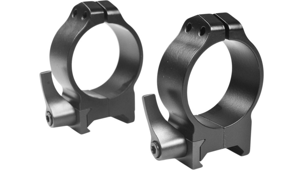 Warne Maxima Steel Rings, 34mm, Weaver/Picatinny, QD, Medium - Matte 221LM