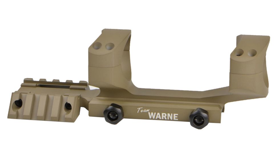 Warne Team Warne 1in. Tactical 1 PC Rapid Acquisition Multi-Sight Platform, DARK EARTH Finish RAMP1DE