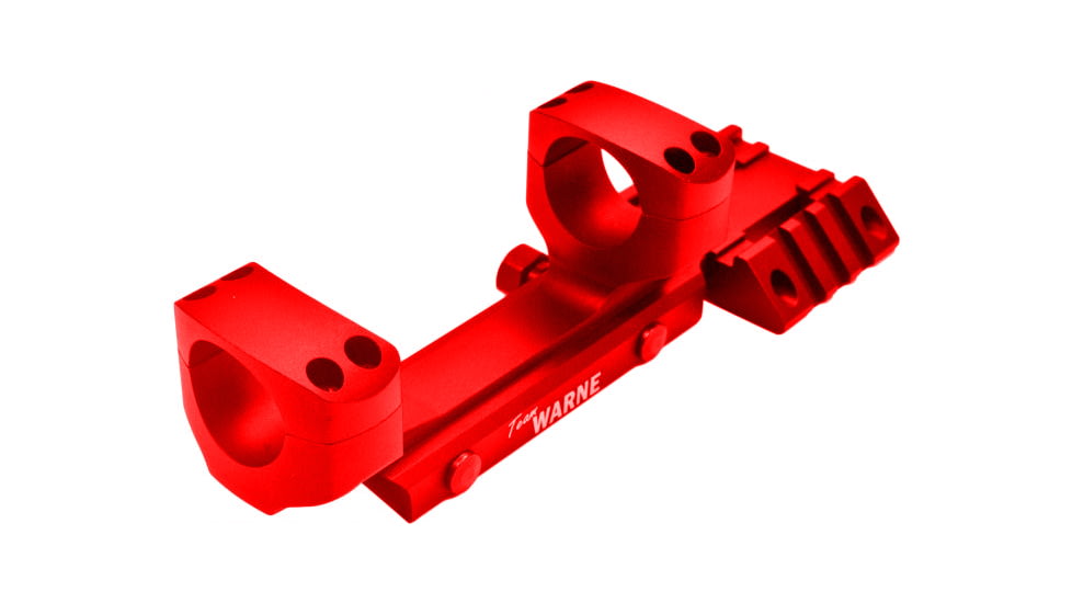 Warne Team Warne 1in. Tactical 1 PC Rapid Acquisition Multi-Sight Platform, RED Finish RAMP1R