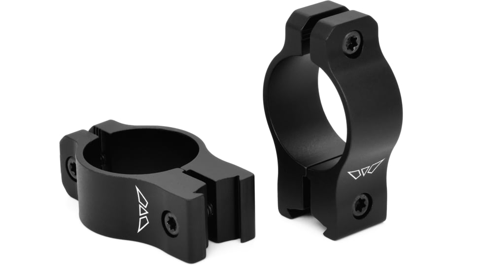 Warne Vapor 1in Med Matte Aluminum Rings, fits 3/8-11mm Dvetail, V421M