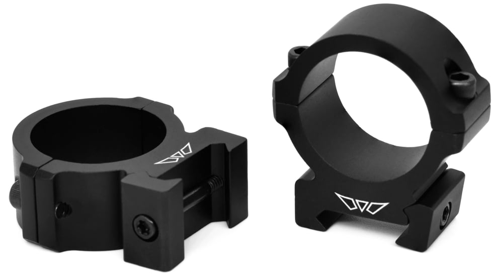 Warne Vapor High Horizontal Matte Rings, 30mm, V615M