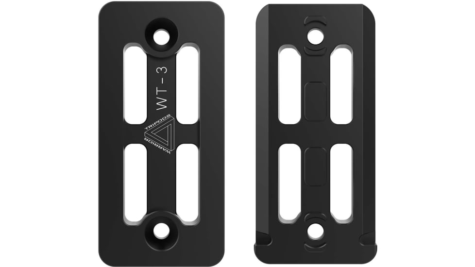 Warrior Tripods Mloc 3in Arca Plate, Aluminum, WT-3