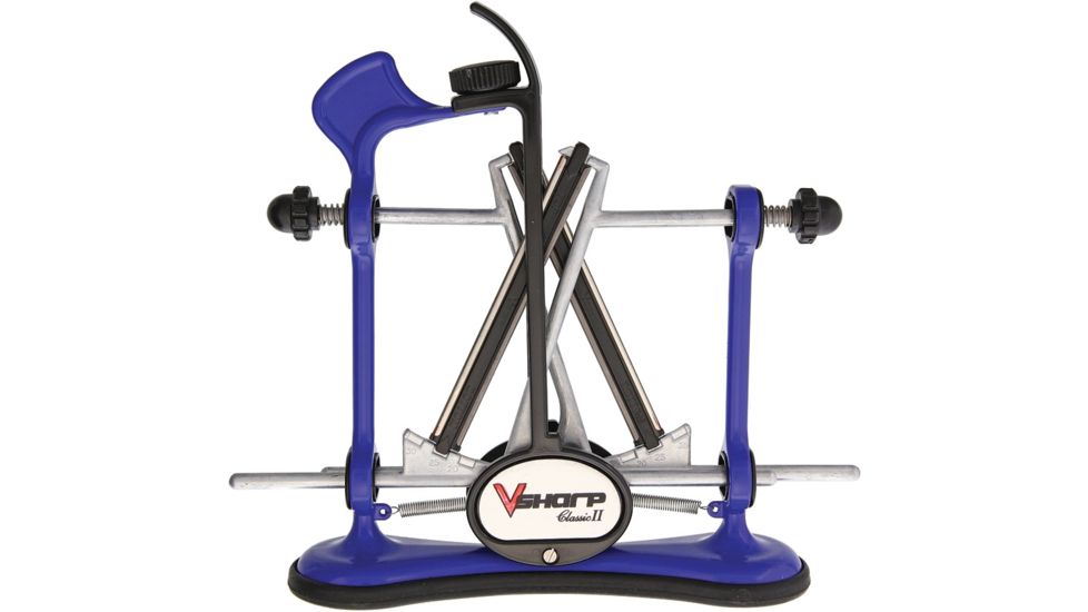 Warthog Sharpeners V-Sharp Classic II Knife Sharpener, Blue, C2BL