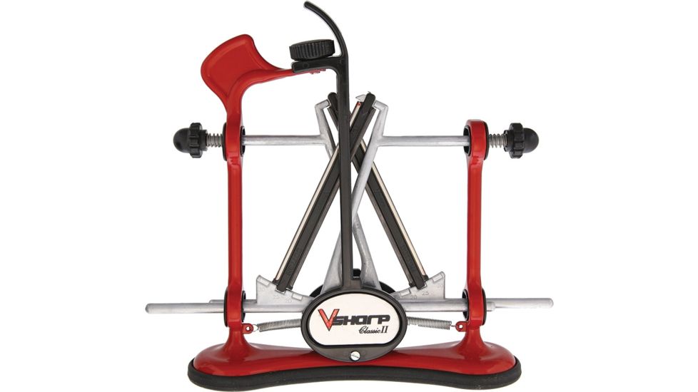 Warthog Sharpeners V-Sharp Classic II Knife Sharpener, Red, C2RD