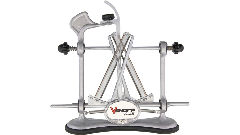 Warthog Sharpeners V-Sharp Classic II Knife Sharpener, Silver, C2SI