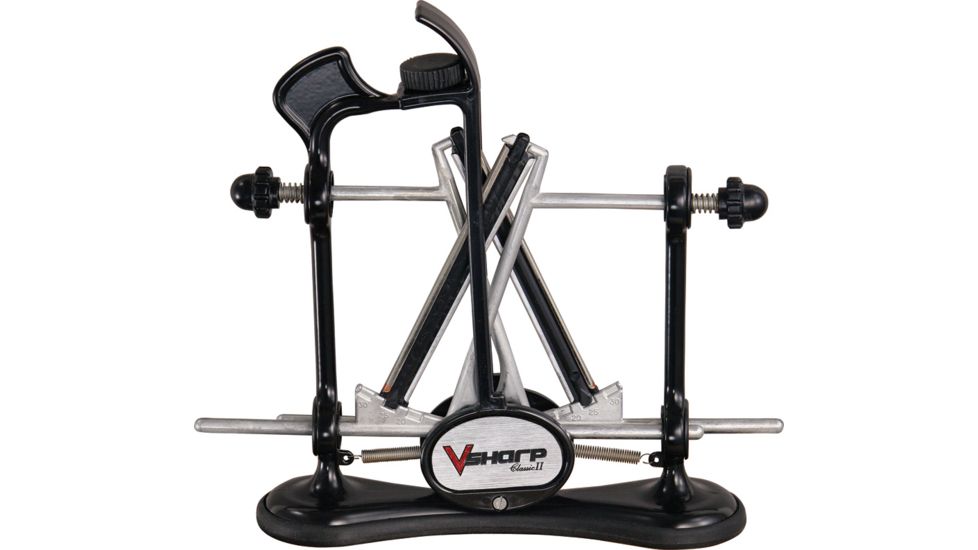 Warthog Sharpeners V-Sharp Classic II Knife Sharpener, Black, C2BK