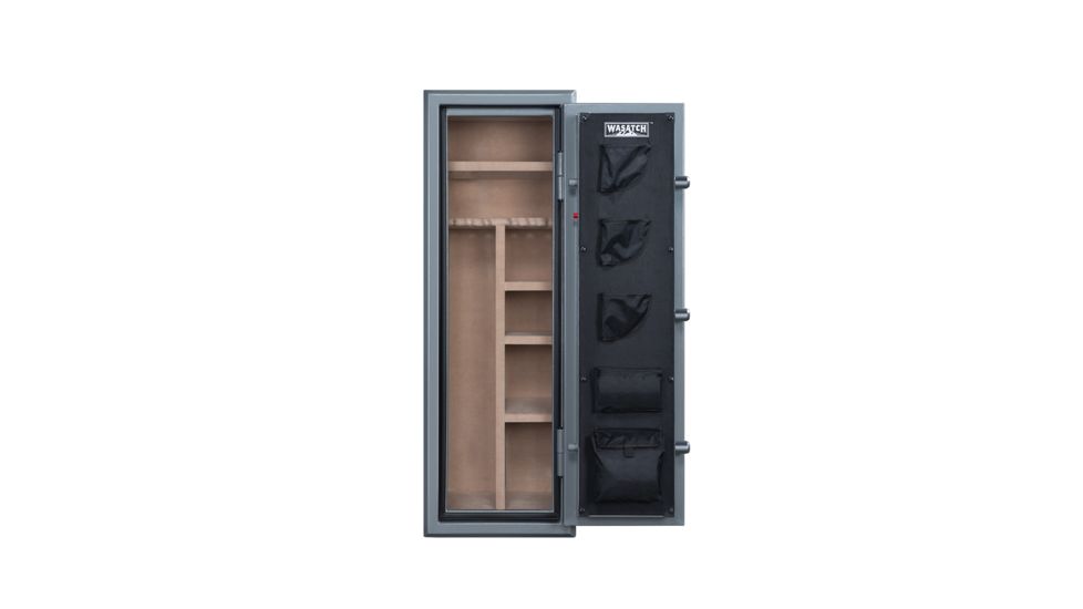 Wasatch 18 Gun Fire and Water Safe with E-Lock, Grey, Oversized, 18EGW