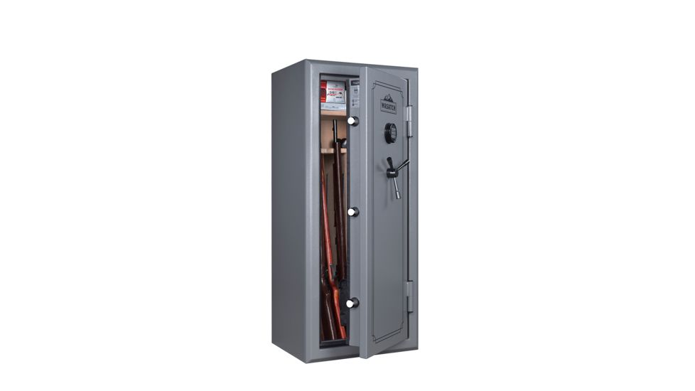 Wasatch 24 Gun Fire and Water Safe with E-Lock, Grey, Oversized, 24EGW