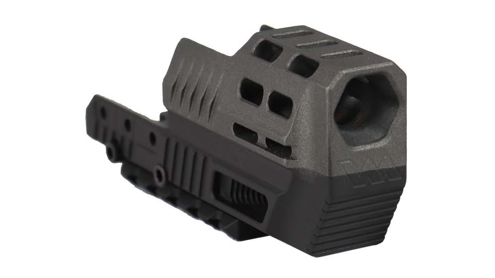 Wasatch Arms Canik TP9 SFX Pistol Compensator, Tungsten/Black, WACPCNSFXTG