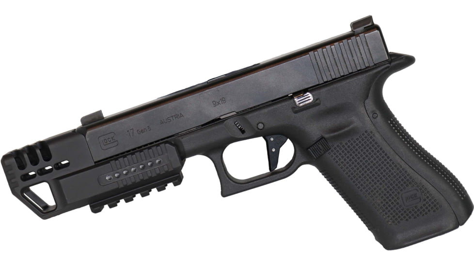 Wasatch Arms Compensator, Glock 17, Gen 5, Black, WACPGL17CK