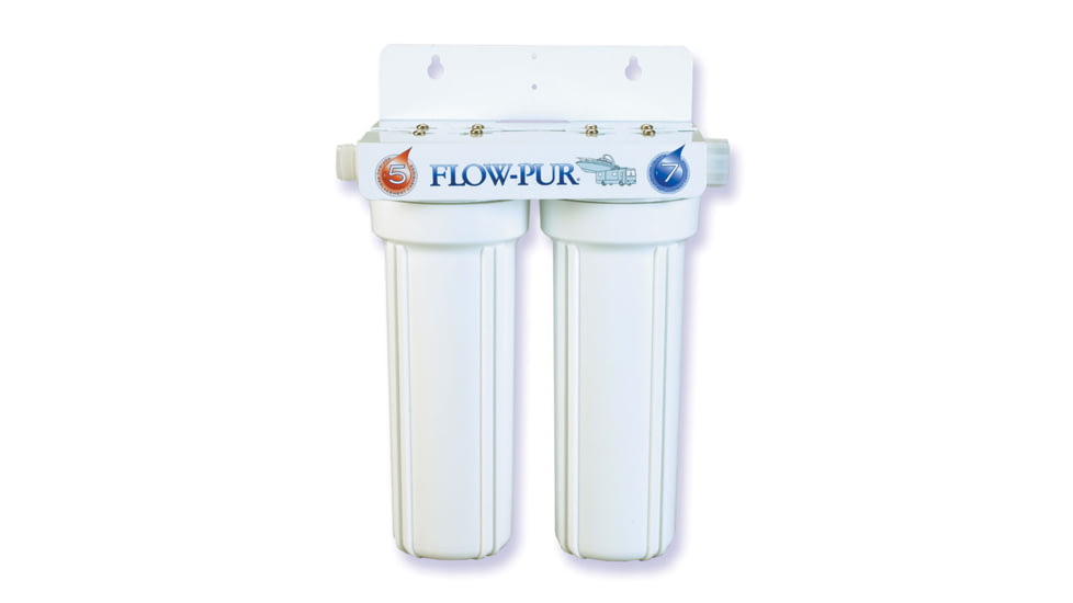 Watts Flowmatic Flow Pur Dual Exterior Water Filter Kit, POE12DSA1KDF