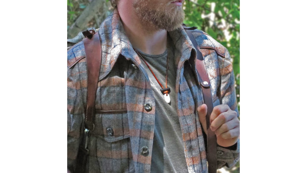 Wazoo Survival Gear Bushcraft Firestarter Necklace
