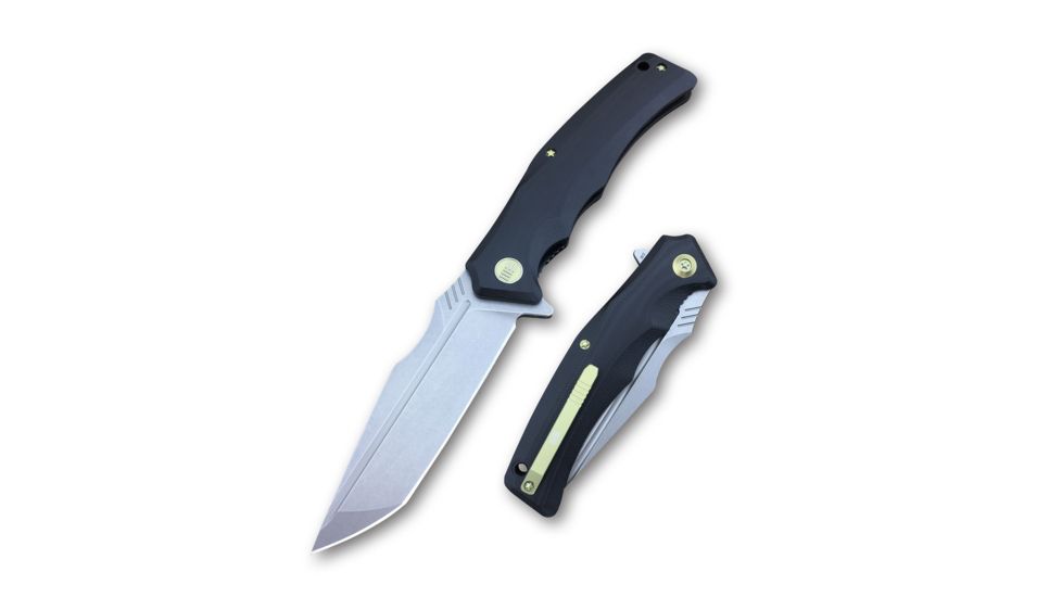 We Knife Co Ltd 709 3.9in Tanto Folding Blade w/Black G10 Handle 4015658