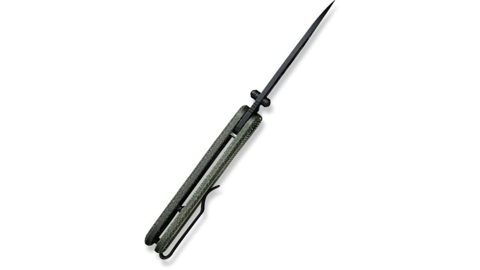 We Knife Co Ltd Banter Folding Knife, 2.9in, Carbon Steel, Green Micarta Handle, 2004J