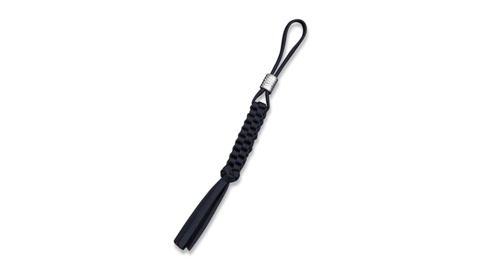We Knife Co Ltd Paracord Lanyard Black, 7.63" overall, A-01E