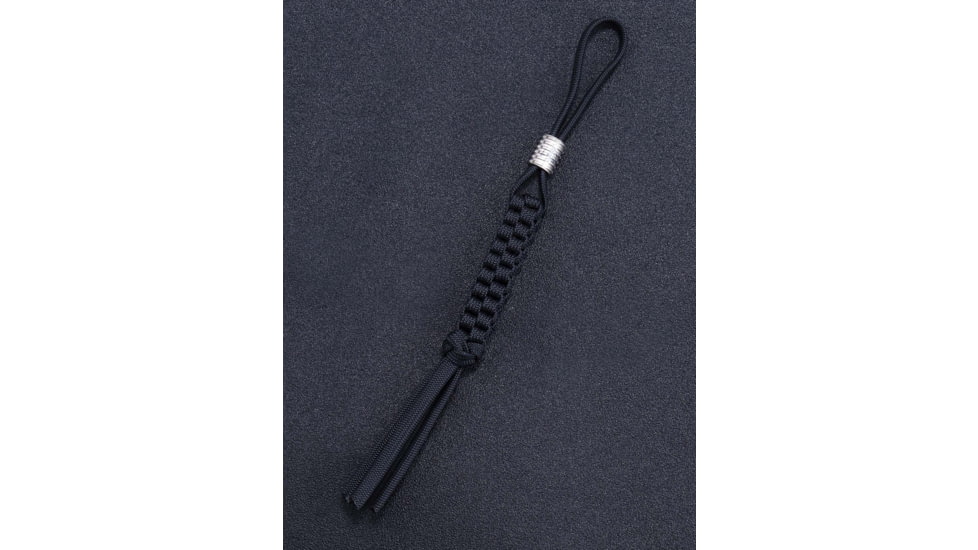 We Knife Co Ltd Paracord Lanyard Black, 7.63" overall, A-01E