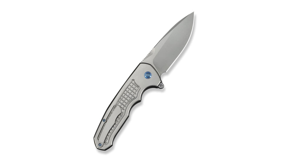 We Knife Co Ltd Starlash Flipper Knife Gray Titanium Handle 3.97inch Stonewashed Bohler M390 Blade